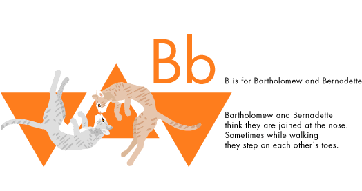 B is for Bartholomew and Bernadette